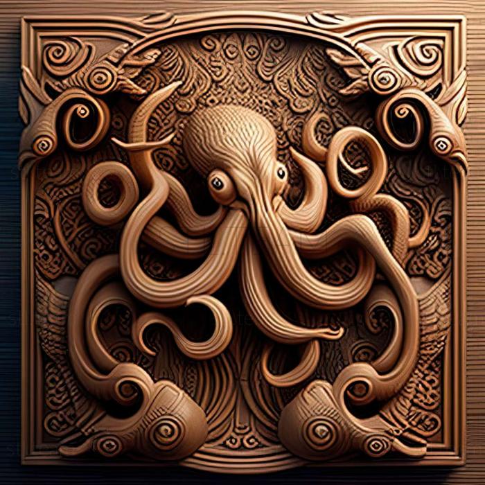 3D model Octopus mimus (STL)